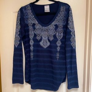 Vocal Long Sleeve Bling Top